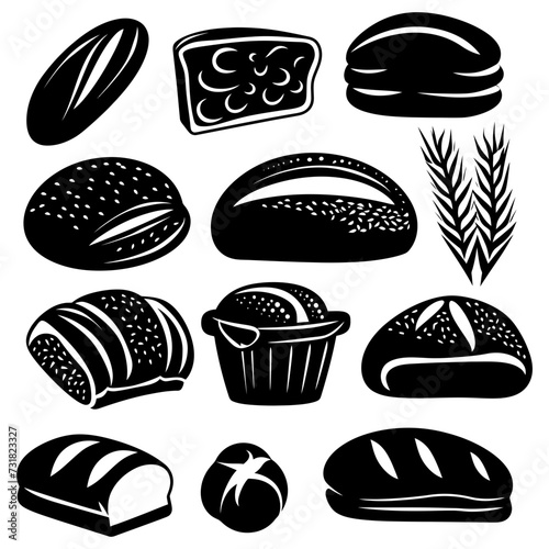 Silhouette bread black color only
