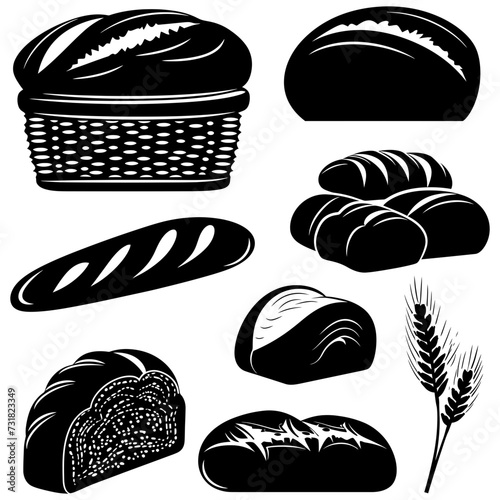 Silhouette bread black color only