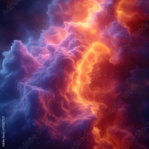 nebula gas in space