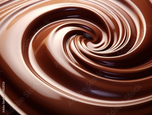 Amazing Chocolate Swirls And Backgrounds