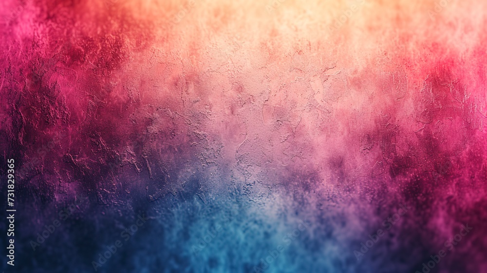 Abstract gradient blurred background with grainy texture 