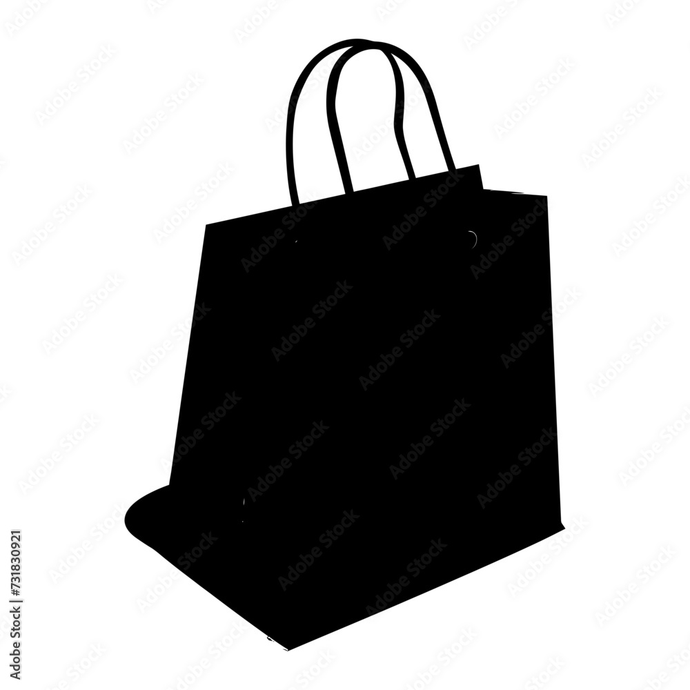 Silhouette goodie bag paper black color only Silhouette goodie bag paper black color only
