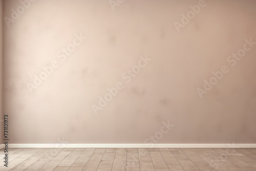 An elegant empty wall background. (Generative AI)