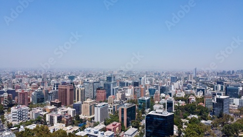 Vista aérea Santiago, Chile © Andres