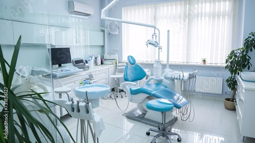 A snapshot of the inside of a dental clinic  captured in top-notch quality.