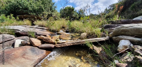 Landscape in Serra do Cipó Ecological Park in Minas Gerais Brazil