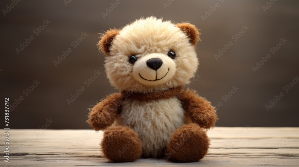 Obraz premium Teddy bear brown, a soft toy for children,