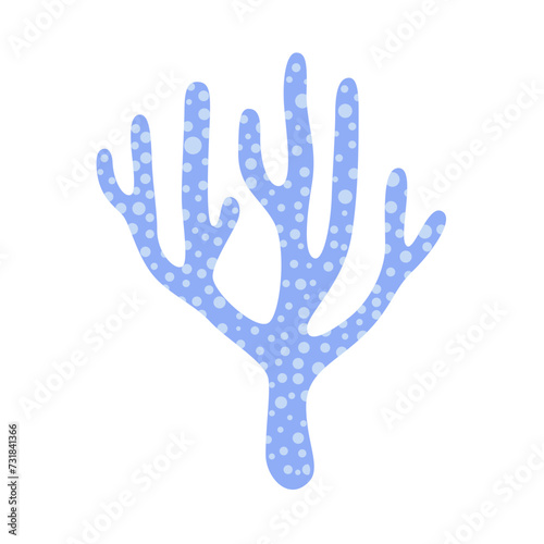 Blue Coral Icon
