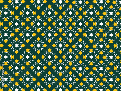 Geometric pattern vector pattern green, yellow or white color set of bright colorful background.