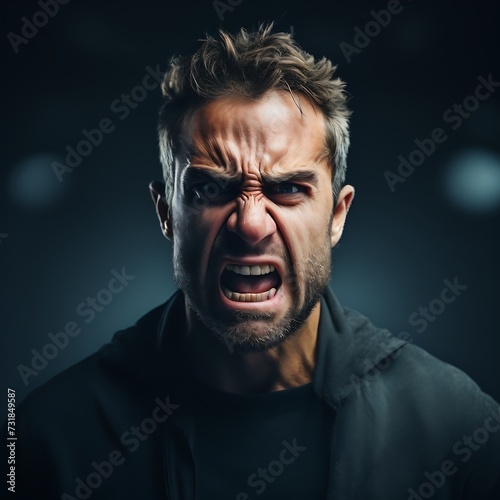 portrait of an angry man © Marco
