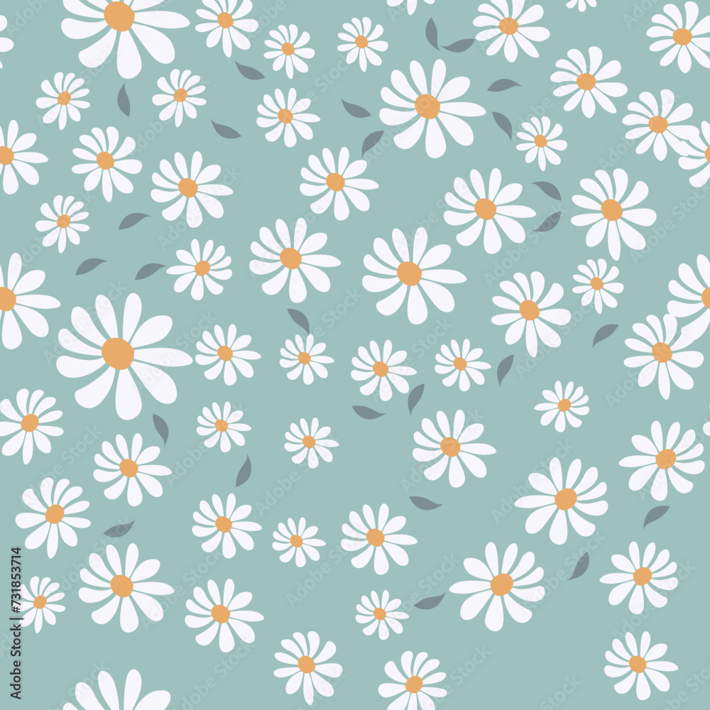 seamless flower with design pattern on background seamless flower with design pattern on background