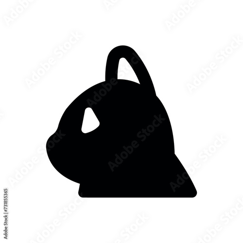 cat head icon vector illustration
