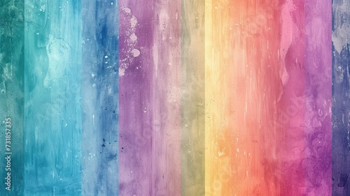 colorful background with soft faded rainbow-colored vertical stripe