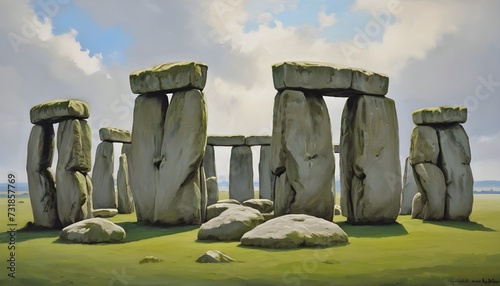 Ancient Stonehenge: A Mystical Monument on the Salisbury Plain photo