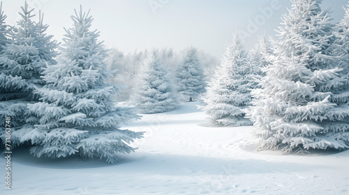 snowy forest