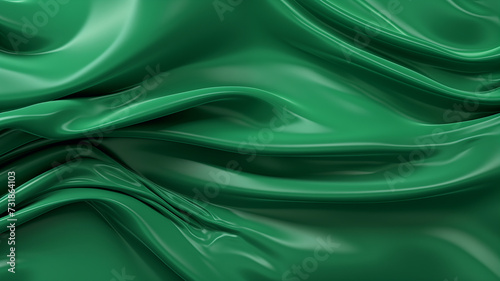 green latex material background