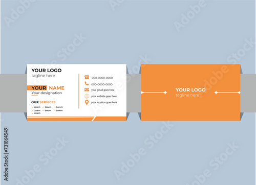 professional business card template Modern Business Card Luxury business card design template