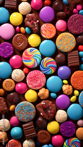 Close Up of Assorted Candies, wallpapers for smartphones