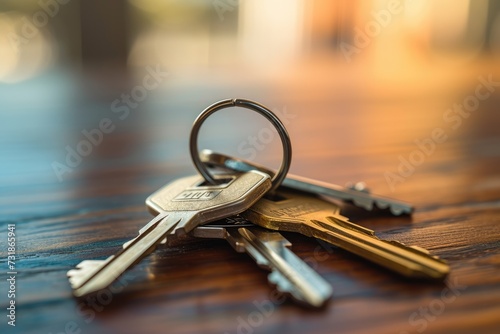  New Beginnings: House Keys Left on Table 