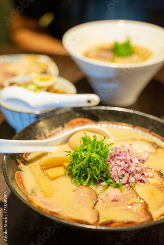 Enjoy authentic Japanese ramen cuisine