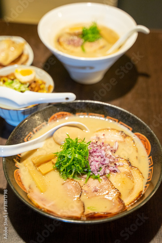 Enjoy authentic Japanese ramen cuisine.