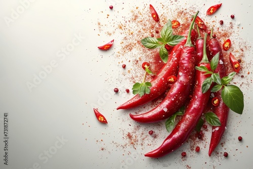 red chili pepper is one of the ingredients for hot sauce