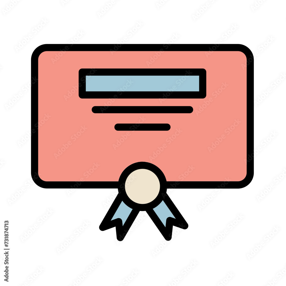 Education Study Win Filled Outline Icon Education Study Win Filled Outline Icon