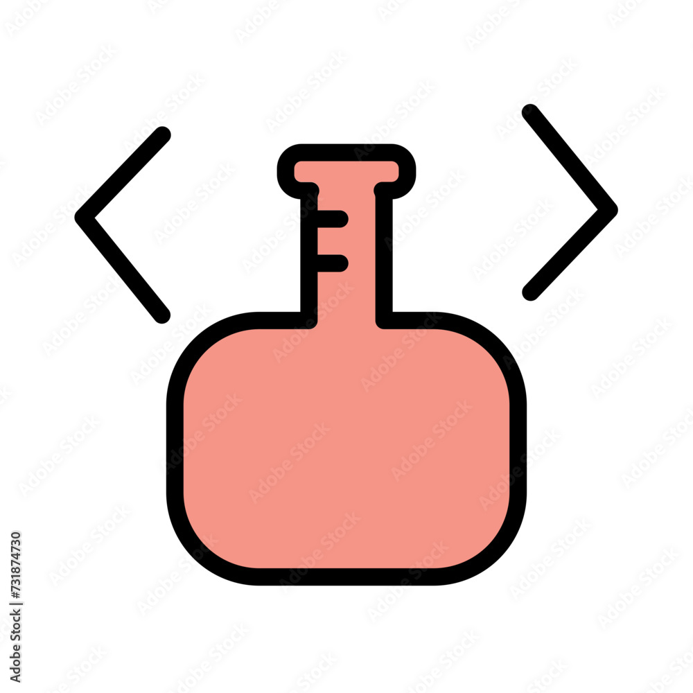 Flask Learning Study Filled Outline Icon Flask Learning Study Filled Outline Icon