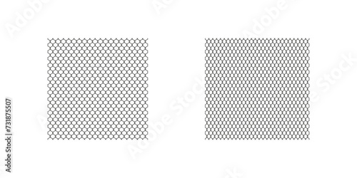 Mesh fence seamless vector illustration. Meshed barrier texture.