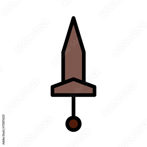 Blade Saber War Filled Outline Icon