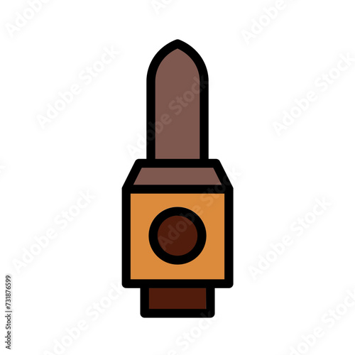 Ammo Bullet Bullets Filled Outline Icon