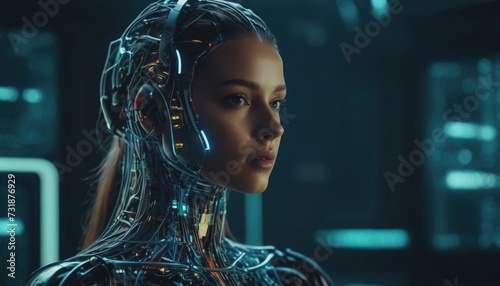 artificial intelligence, cyborg girl, artificial intelligence girl, artificial intelligence in human form