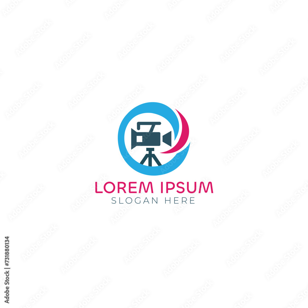 Camera Logo design. Film Video company icon logo concepts Camera Logo design. Film Video company icon logo concepts