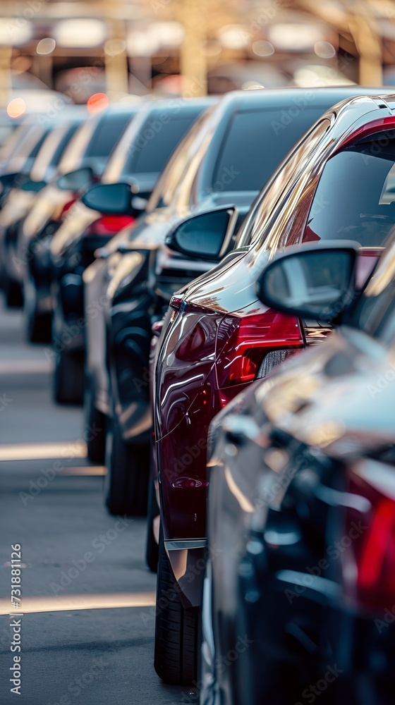Parking Lot Full of Cars Parking Lot Full of Cars