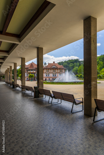 Luhacovice, picturesque spa town in Southern Moravia, Czech Republic © Richard Semik
