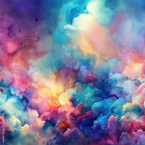 Abstract watercolor background © ilolab