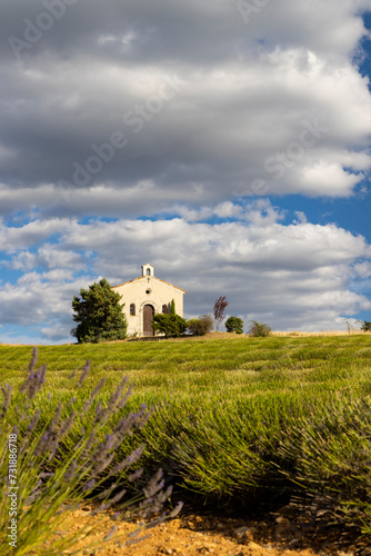 Chapel in Plateau de Valensole, Provence, France