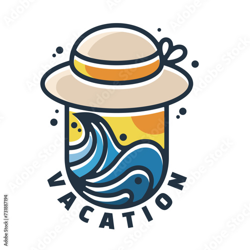summer holiday charater mascot
