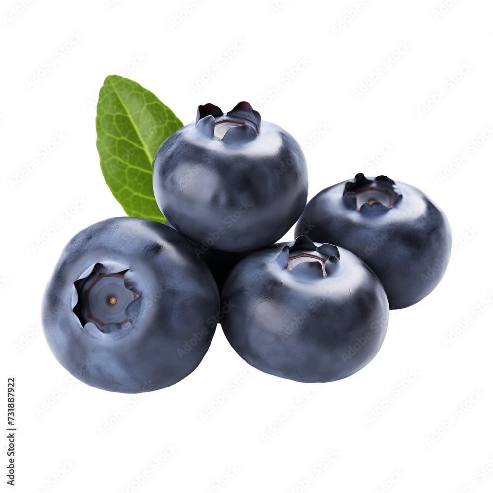 Blueberries isolated on a transparent background. Blueberries isolated on a transparent background.