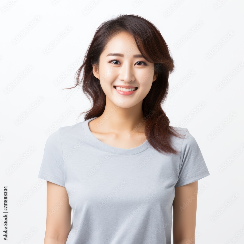 Portrait of a Smiling Young Asian Woman Possible Use in Beauty and Lifestyle Industries Portrait of a Smiling Young Asian Woman Possible Use in Beauty and Lifestyle Industries