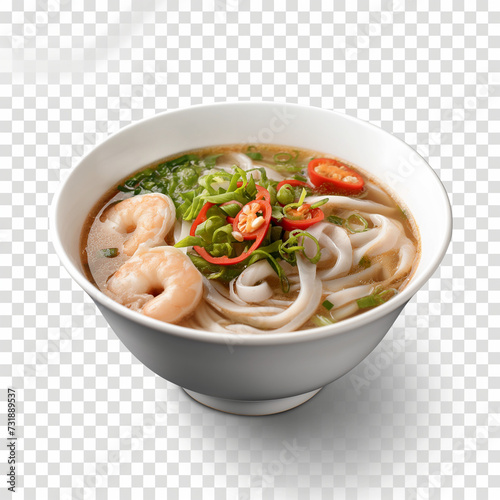 SD _a bowl of Vietnamese Pho delicious on a transparent background 2