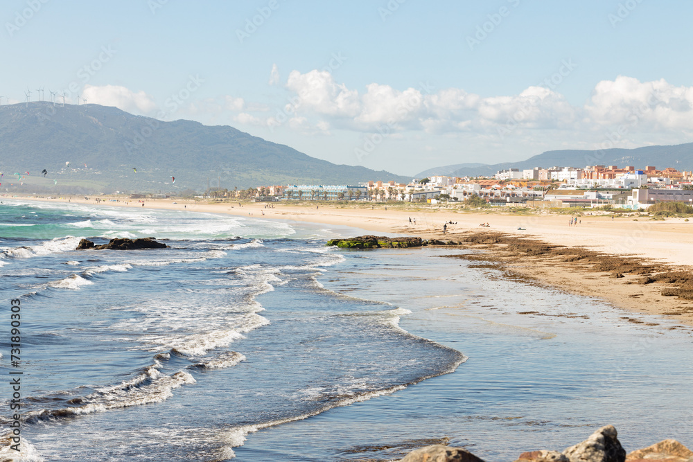 Strand in Tarifa, Andalusien, Spanien