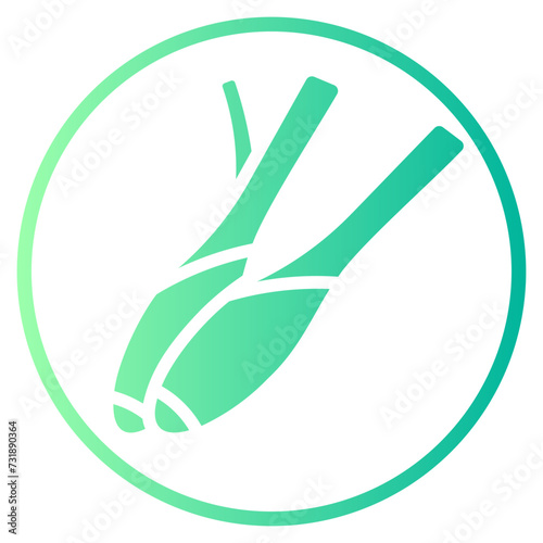 lemongrass gradient icon