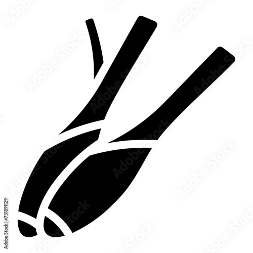 lemongrass glyph icon