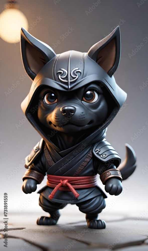 Ninja dog generative ai Ninja dog generative ai