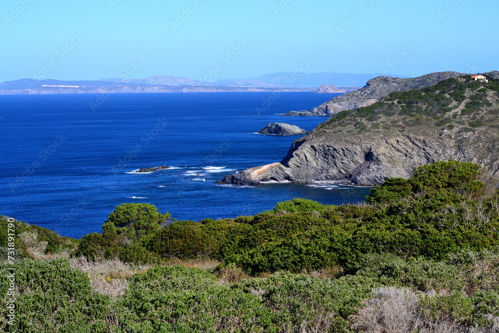 Fototapeta premium La costa della Nurra, tra Cala Rio Flumini e Cala Lampianu