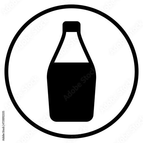 soy sauce glyph icon