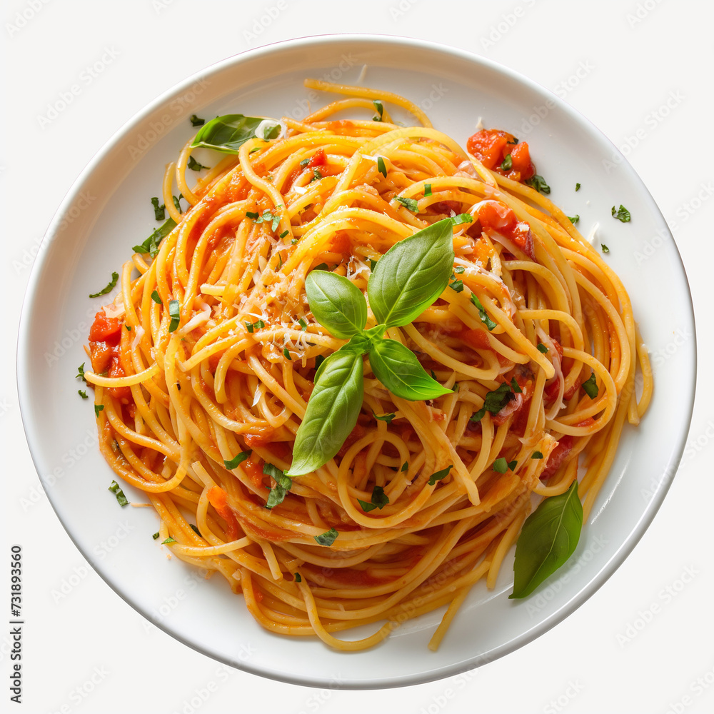 PSD a dish of spaghetti delicious on a transparent background 1
