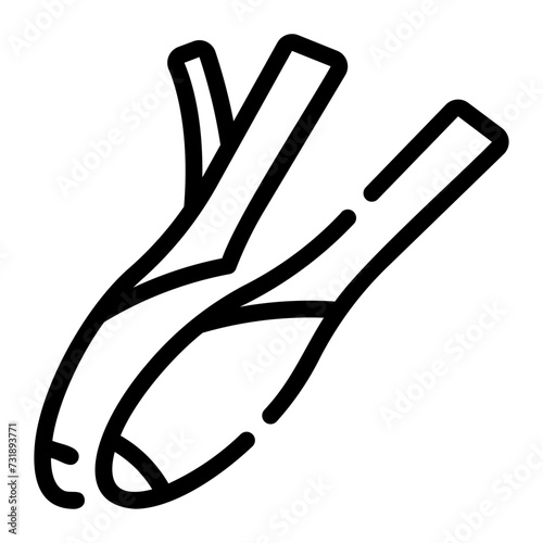 lemongrass line icon