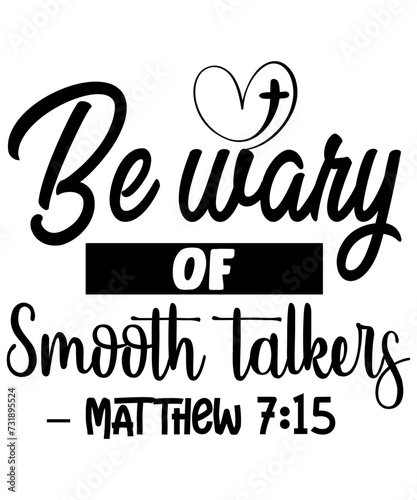 Be wary of smooth talkers  Matthew 7 15 svg